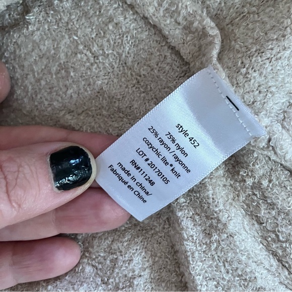 Barefoot Dreams CozyChic Lite Essential Long Cardi‎ Cardigan Sweater XS S - Picture 4 of 6